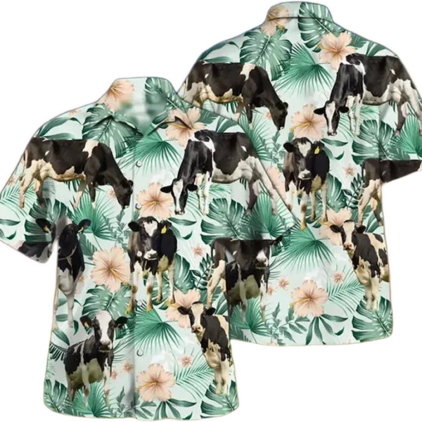 Cow Hawaiian SHirt, Hawaii For Farm Lovers, Hawaii For Farm Lovers