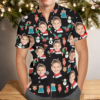 Custom Face Personalized Christmas Hawaiian Shirt Candy Cane Christmas Holiday Gifts