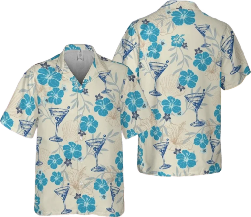 Cocktail Hawaiian Shirt, sleeve Hawaiian Shirt Bartending