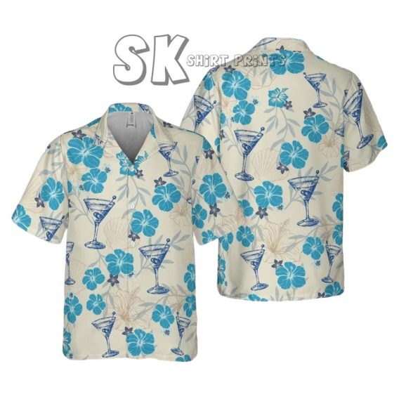 Cocktail Hawaiian Shirt, sleeve Hawaiian Shirt Bartending