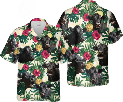 Cow Hawaiian Shirt, 3D Hawaii Aloha Shirt, Animal Hawaii Shirt