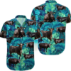 Cow Hawaiian SHirt, Cattle Tropical Shirt, Black Angus Cow Cattle Button Shirt