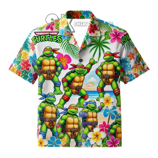 Ninja Turtle Hawaiian Shirt for Men - Fun and Stylish Tropical Wear