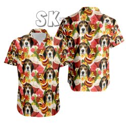 Hawaiian Shirt with Dog Face: Personalized Dog Hawaiian Shirts For Men And Women