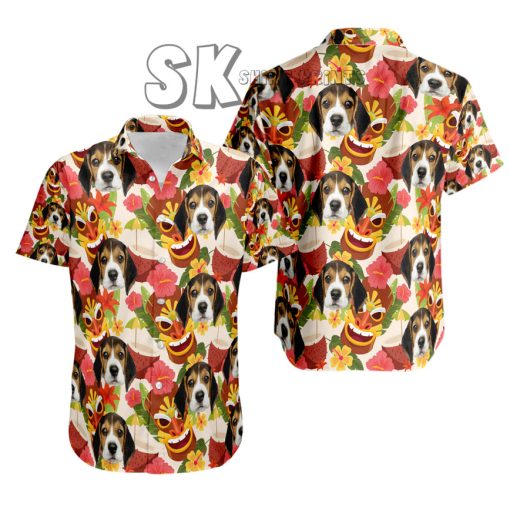 Hawaiian Shirt with Dog Face: Personalized Dog Hawaiian Shirts For Men And Women