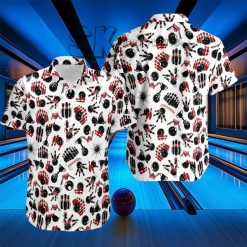 Retro Bowling Print Hawaiian Shirt – Unique Sportswear