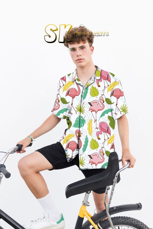 Summer fashion is incomplete without a Flamingo Hawaiian Shirt or a White Hawaiian Shirt.