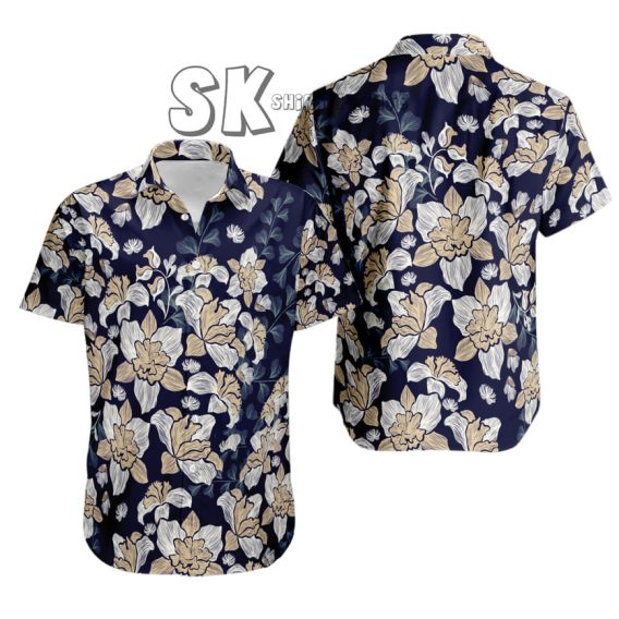 Floral Hawaiian Shirts Custom Photo Print - Vintage Beach Summer Styles