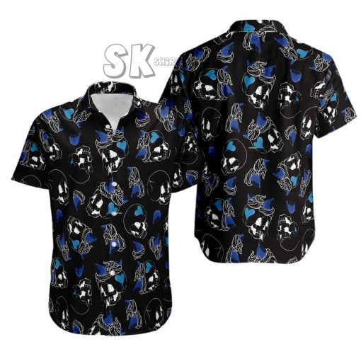 Black Skull Aloha Shirt – Unique Hawaiian Beachwear