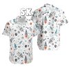 Star Wars Tropical Shirt - White Space-Themed Aloha Shirt for Men