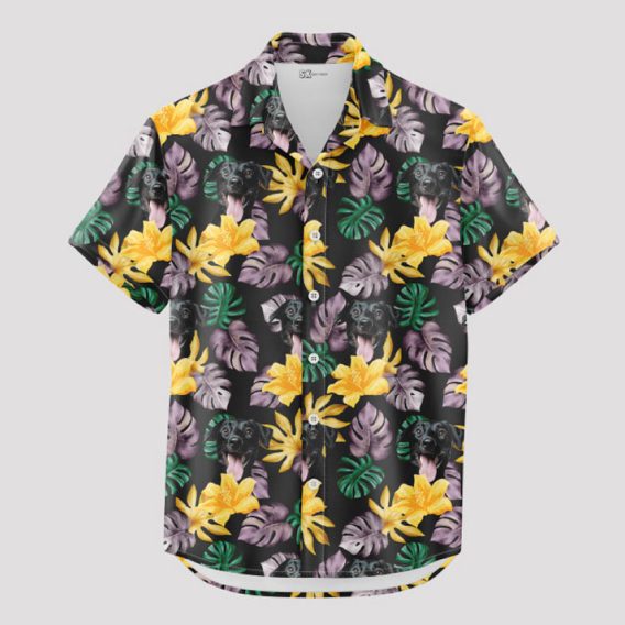 Custom Dog Hawaiian Shirt - Upload Photo & Wear Your Pup Everywhere