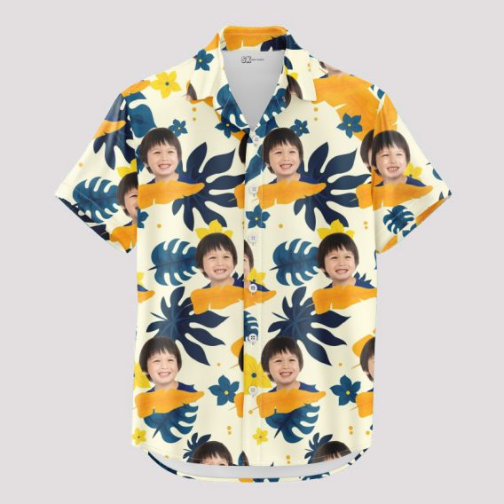 custom face hawaiian shirt