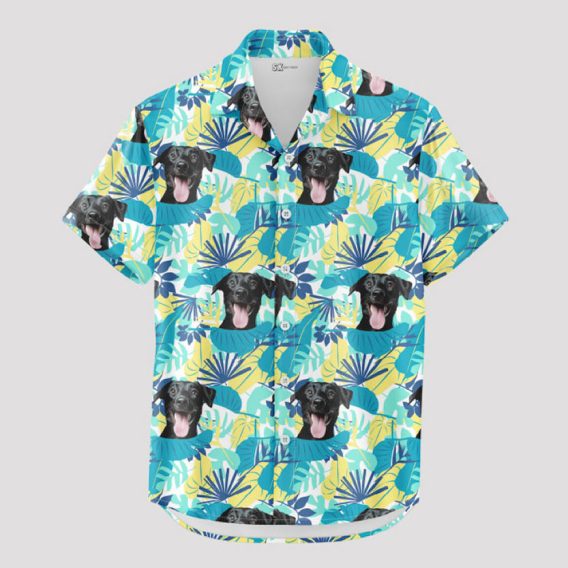 Custom Dog Face Hawaiian Shirt - Your Pet's Photo All Over Print