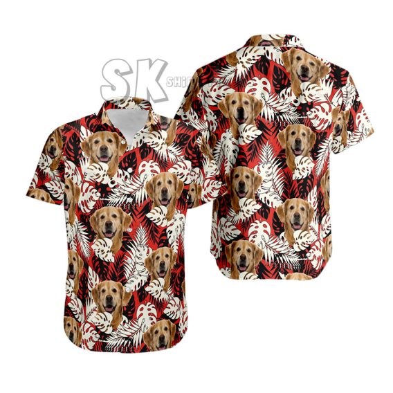 custom hawaiian shirt with dog face