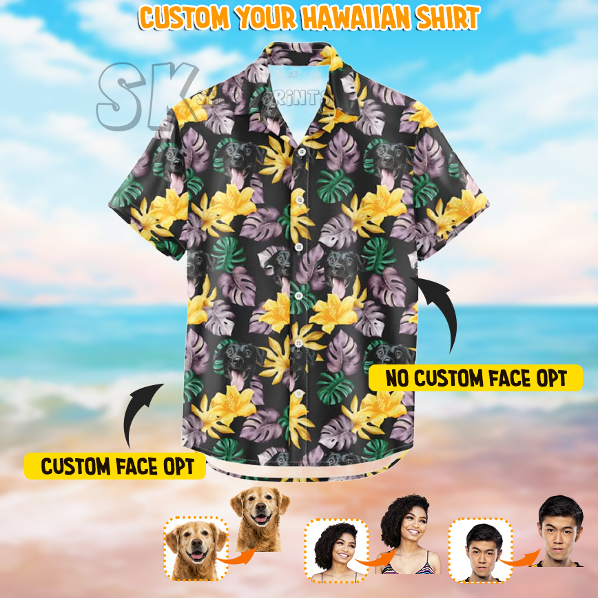 Black Hawaiian Shirt