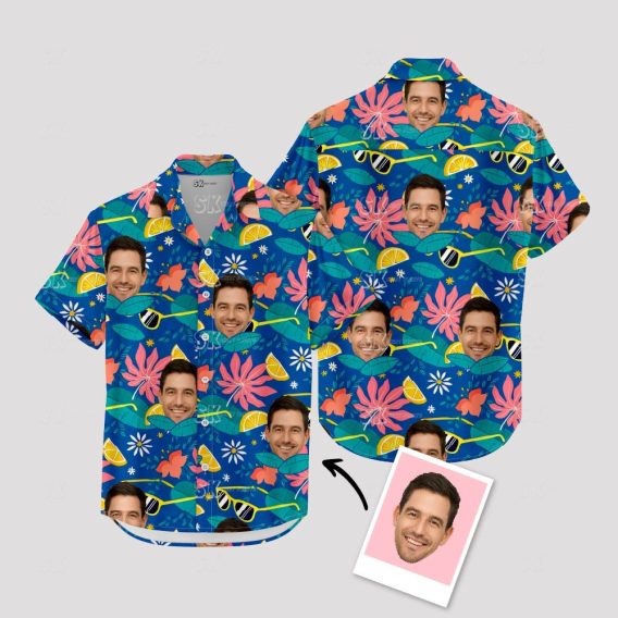 Design Your Own Hawaiian Shirt – Custom Face Shirt for Summer Fun