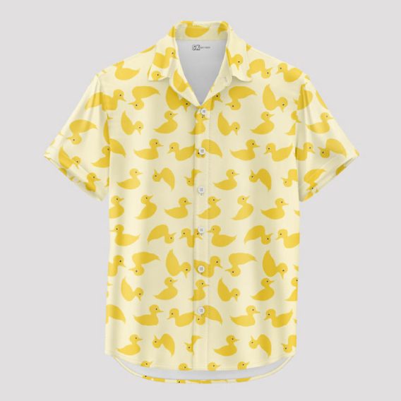 Donald Duck Hawaiian Shirt Custom Photo Disney Beach Shirt Men Women