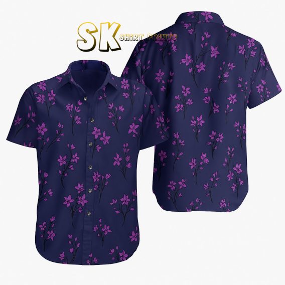 Custom Photo Hawaiian Shirt with Tropical Flowers and Your Face Print