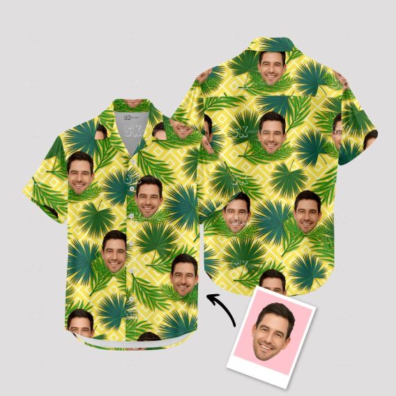 Hawaiian Shirts with Faces On Them – Personalized Tropical Shirt with Your Photo