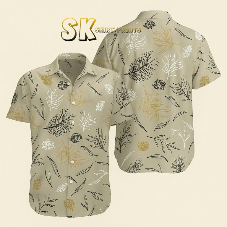 Custom Photo Hawaiian Shirt – Mens Floral Print with Your Face