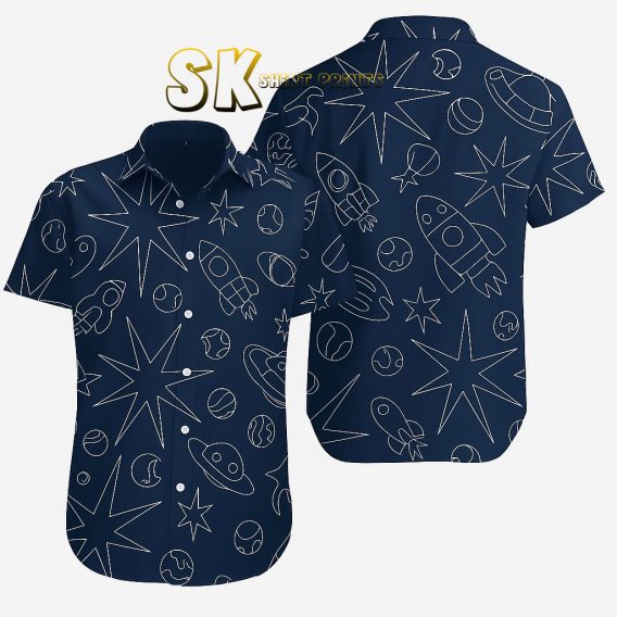 Star Wars Christmas Hawaiian Shirt with Your Photo and Holiday Characters