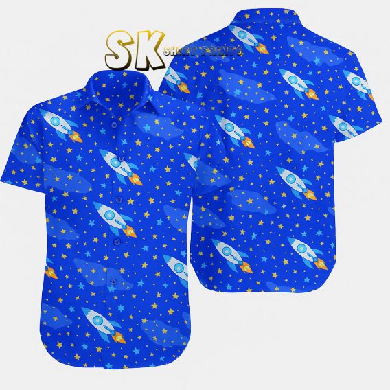 Star Wars Hawaiian Shirt - Disney Rockets & Characters Aloha Print