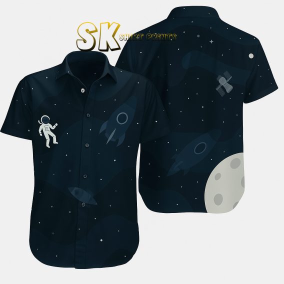 Star Wars Hawaiian Shirt - Space Galaxy Design Custom Photo Print