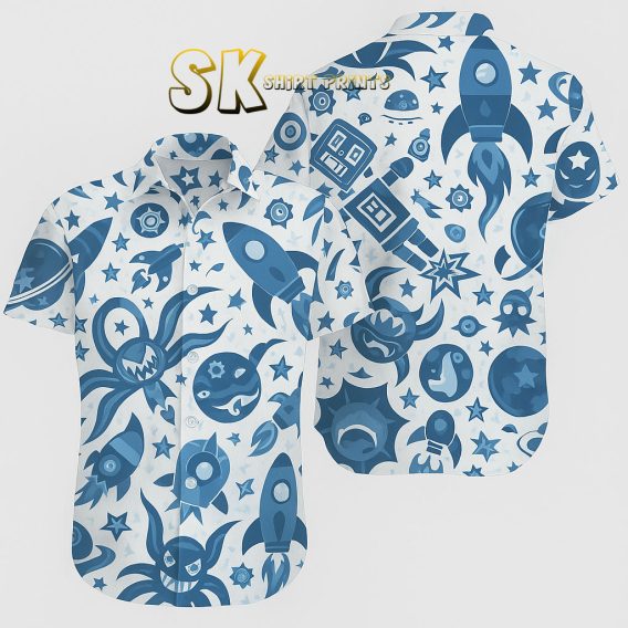 Stormtrooper Hawaiian Shirt - Custom Photo Sci-Fi Beach Gear for Fans