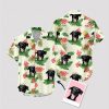 Yellow custom Hawaiian shirt featuring your dog’s face design