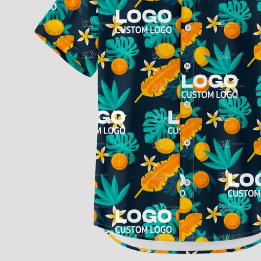 custom logo hawaiian shirts perfect for company branding events