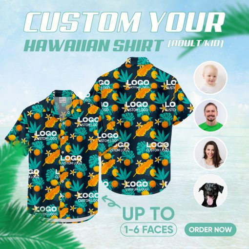 custom logo hawaiian shirts perfect for company branding events