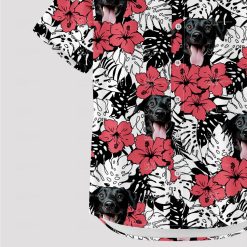 dog-face-on-hawaiian-shirt-red-yellow-flowers