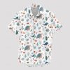 Colorful fishing Hawaiian shirt perfect for outdoor summer adventures