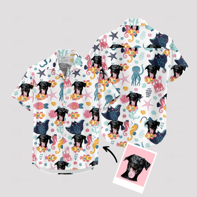 SpongeBob Hawaiian Shirt Custom – Your Photo Meets Bikini Bottom Summer Vibes