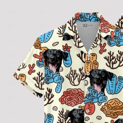 Colorful Spongebob Hawaiian shirt with tropical patterns for summer