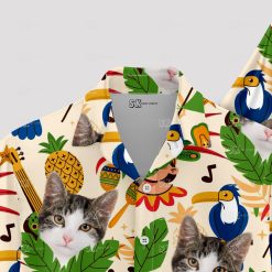 Custom taco cat Hawaiian shirt with unique cat face design