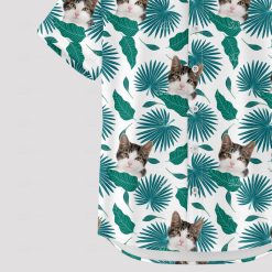 Colorful Christmas aloha shirt featuring festive Hawaiian holiday design