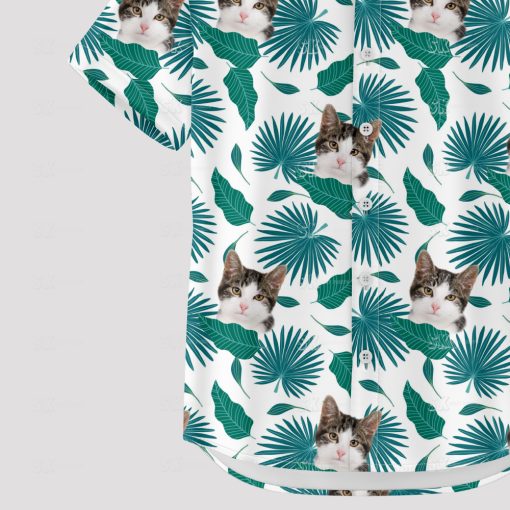 Colorful Christmas aloha shirt featuring festive Hawaiian holiday design