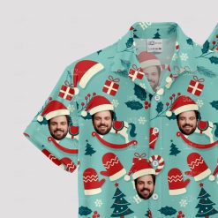 Christmas in July Hawaiian shirt with festive holiday design