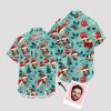 Christmas in July Hawaiian shirt with festive holiday design
