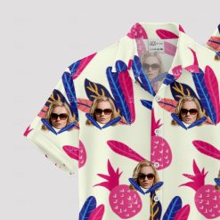 Hawaiian shirt for women with custom face print, tropical style