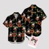 Custom cat hawaiian shirt with unique cat face print for vacations