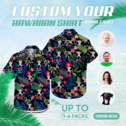 colorful cattle hawaiian shirt with cow print design for summer