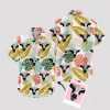 Cow print Hawaiian shirt with black and white cattle pattern