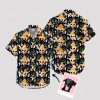 Halloween Hawaiian shirt with spooky design and tropical vibes