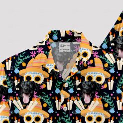Halloween Hawaiian shirt with spooky design and tropical vibes