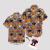 Men Halloween Hawaiian shirt with spooky and funny print design