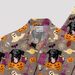 Men Halloween Hawaiian shirt with spooky and funny print design