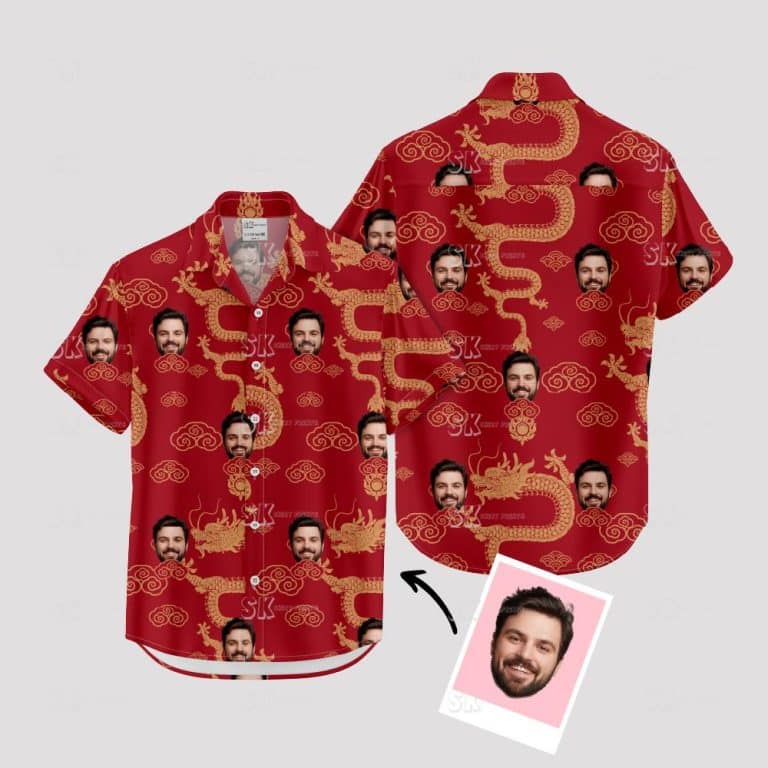 Custom Hawaiian Shirts with Dragon Design – Unique Personalized Style