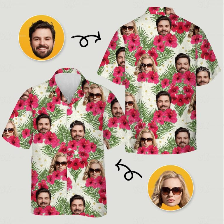 Matching Hawaiian Outfits for Couples Plus Size – Custom Shirt Design | SK Shirt Prints